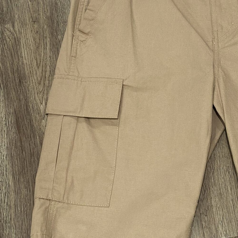 Cargo Shorts men’s BP Small Tan Front Side Pockets 2 Side Velcro Pockets Outdoor - Picture 3 of 13